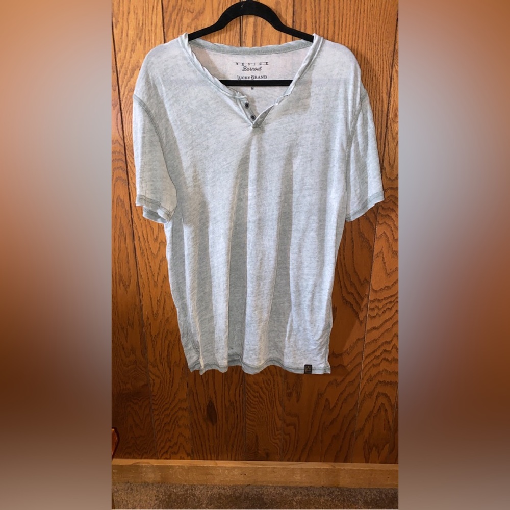 Lucky Brand, shear shirt.